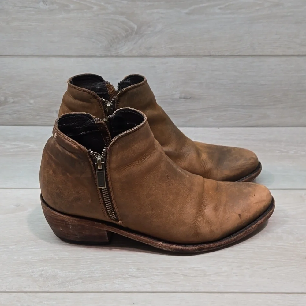 LIBERTY Women Leather Western Boots Boho hobo sz 9
